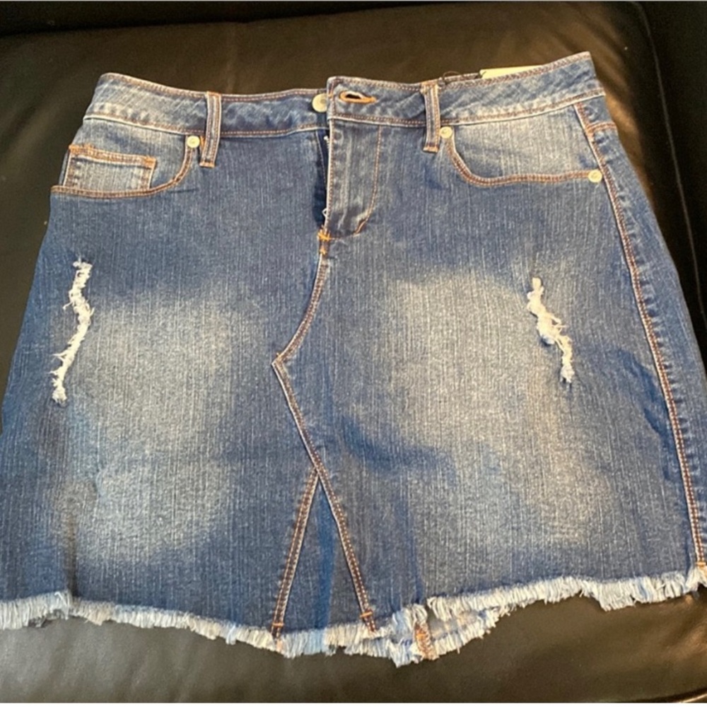Fashion Nova Denim Mini Skirt